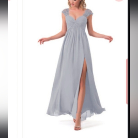 ❤️🔥3/$18 Azazie Dusty Lavender Custom Bridesmaid Dress - Picture 7 of 13